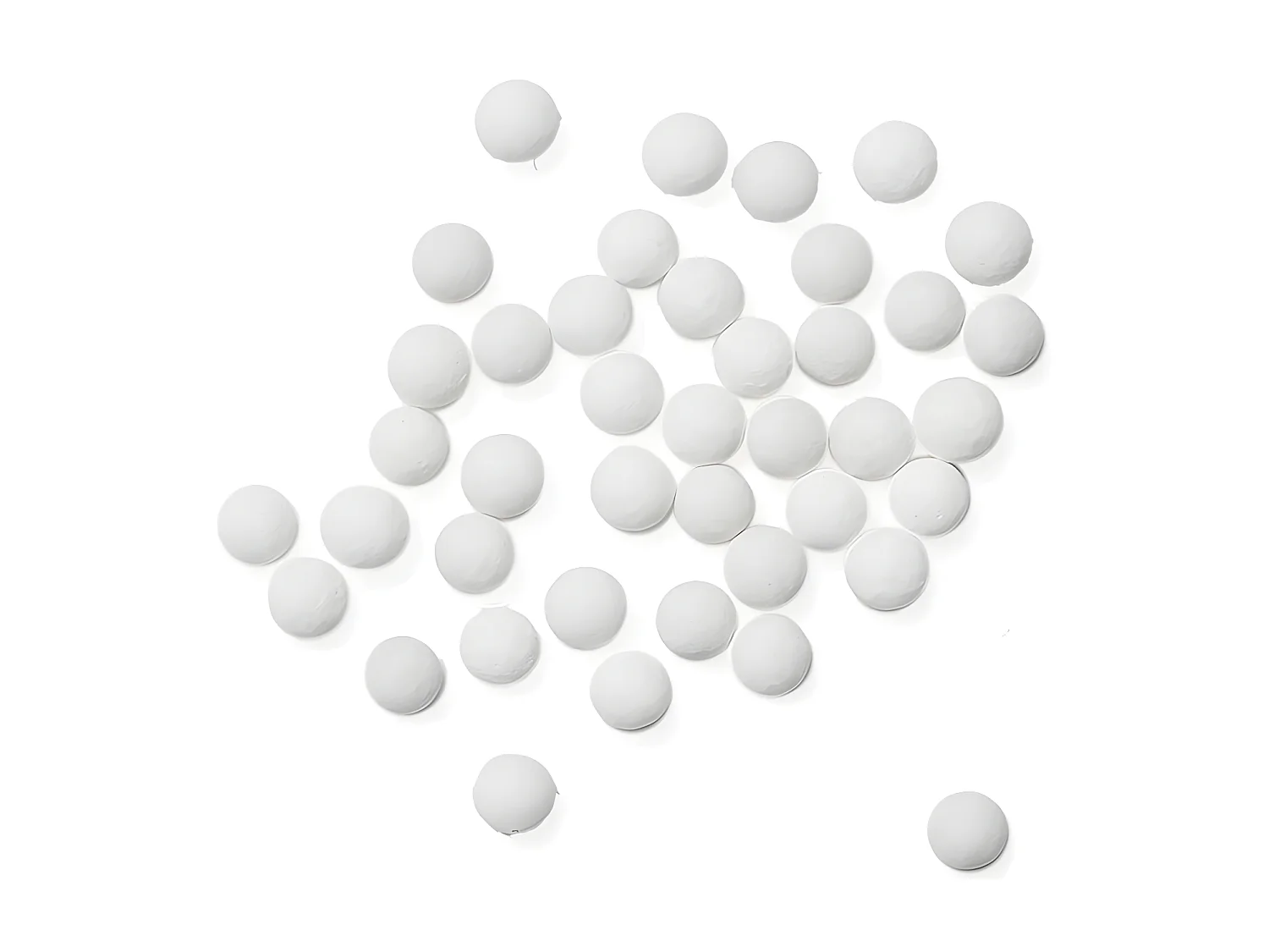 Billes de Cuisson en Argile "Fond" 18cm Blanc