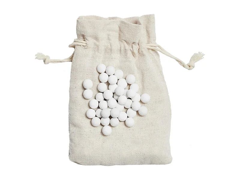 Billes de Cuisson en Argile "Fond" 18cm Blanc