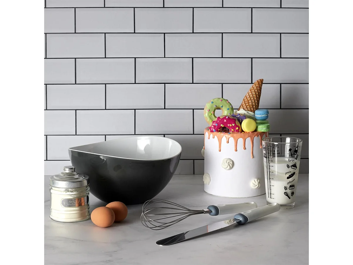 Spatule en Inox "Glaçage" 38cm Gris