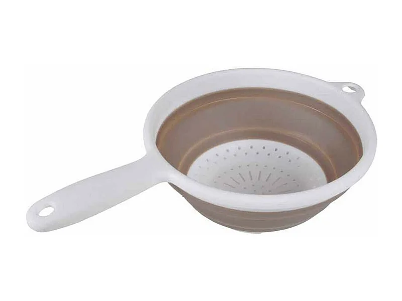 Passoire avec Manche "Rétractable" 36cm Taupe