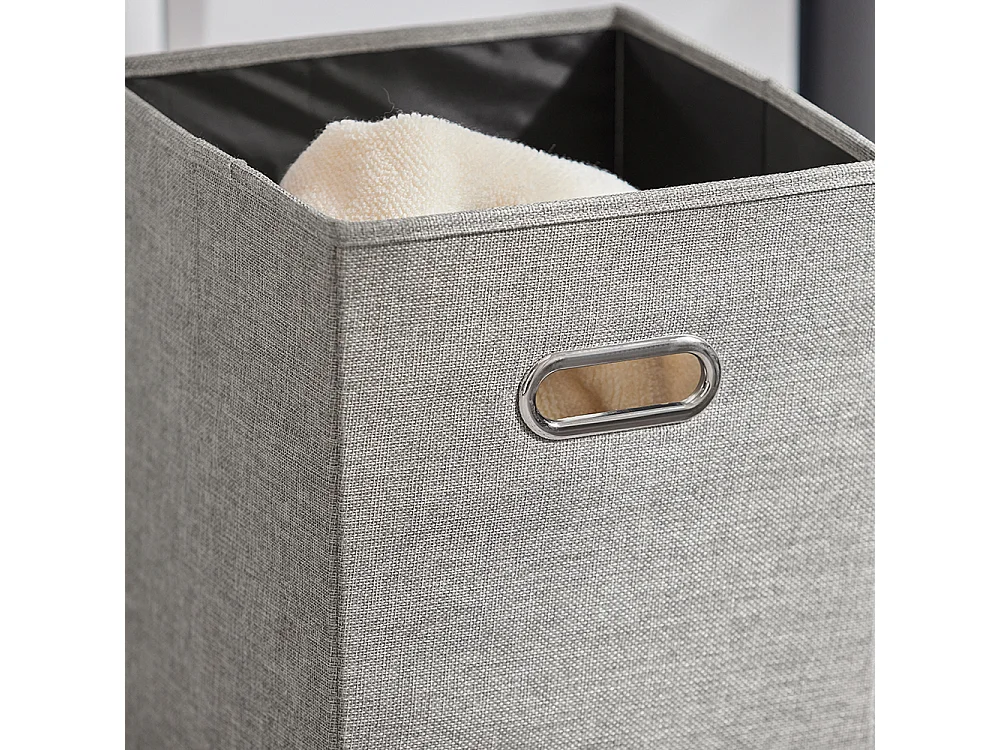 Wäscheschrank BZR93-W 34 x 90 x 30 cm Weiß