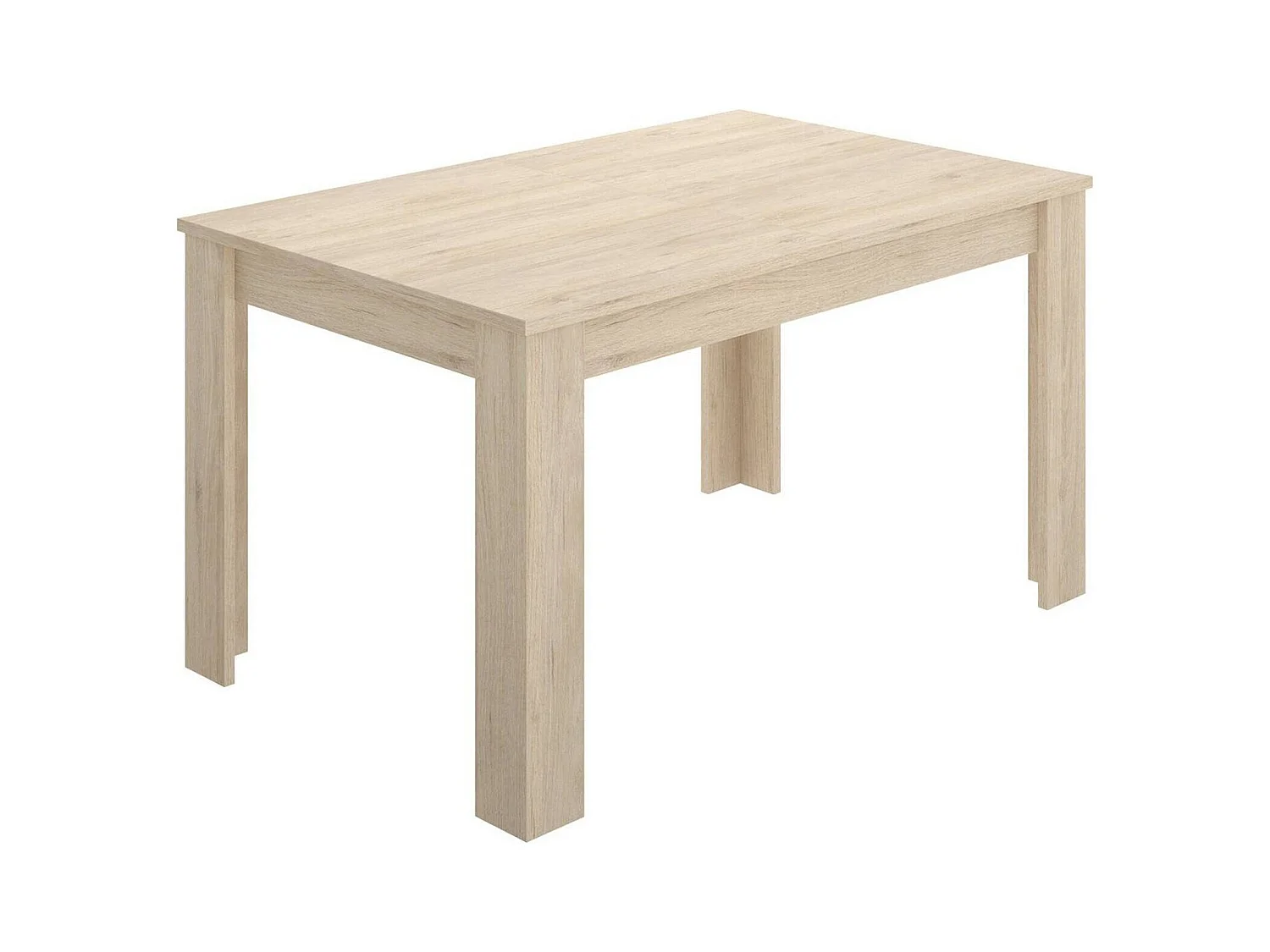 Dalice uitschuifbare tafel, Uitschuifbare console voor eetkamer, Opengaande keukentafel met verlengstuk, 140/190x90h78 cm, Eiken