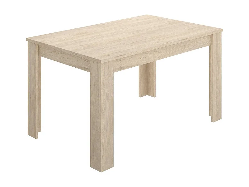 Mesa extensible Dalice, Consola extensible para comedor, Mesa de cocina abrible con extensión, 140/190x90h78 cm, Roble