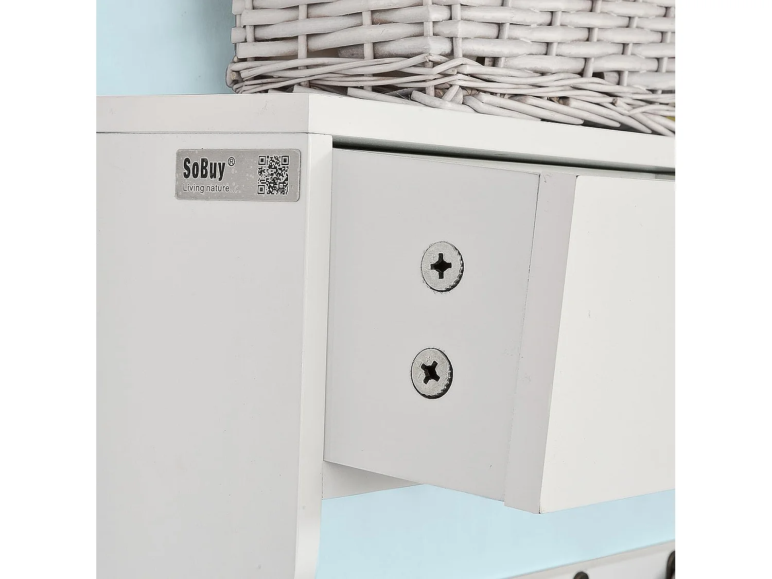 Portemanteau Étagère Murale Porte-manteau Salle De Bain Meuble D’entrée, Frg178-w