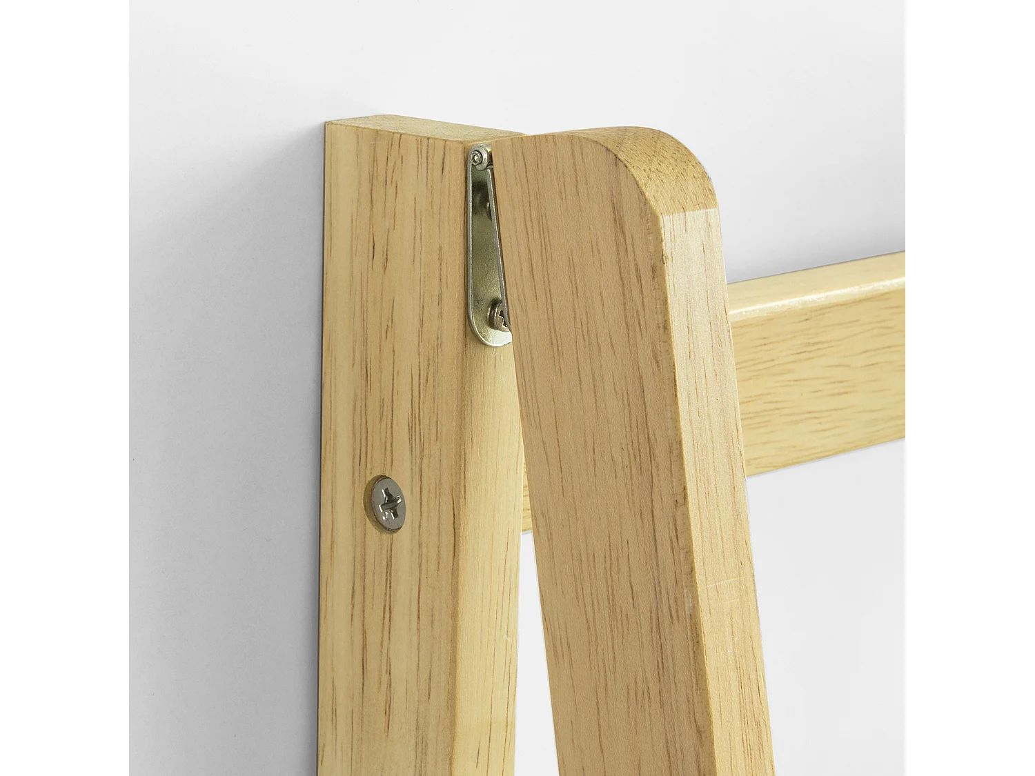 SoBuy FRG162-N Ladderplank Opvouwbaar Boekenplank met 4 planken - Rubberhout