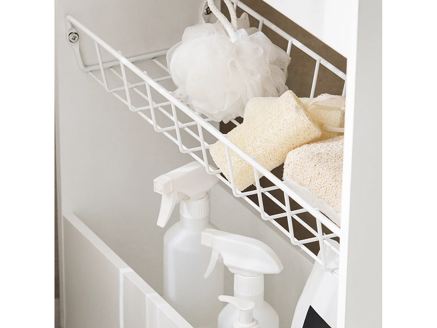 Chariot De Rangement Mobile Sur 3 Niveaux Étagère De Niche À Roulettes En Bois Et Métal , BZr46-w