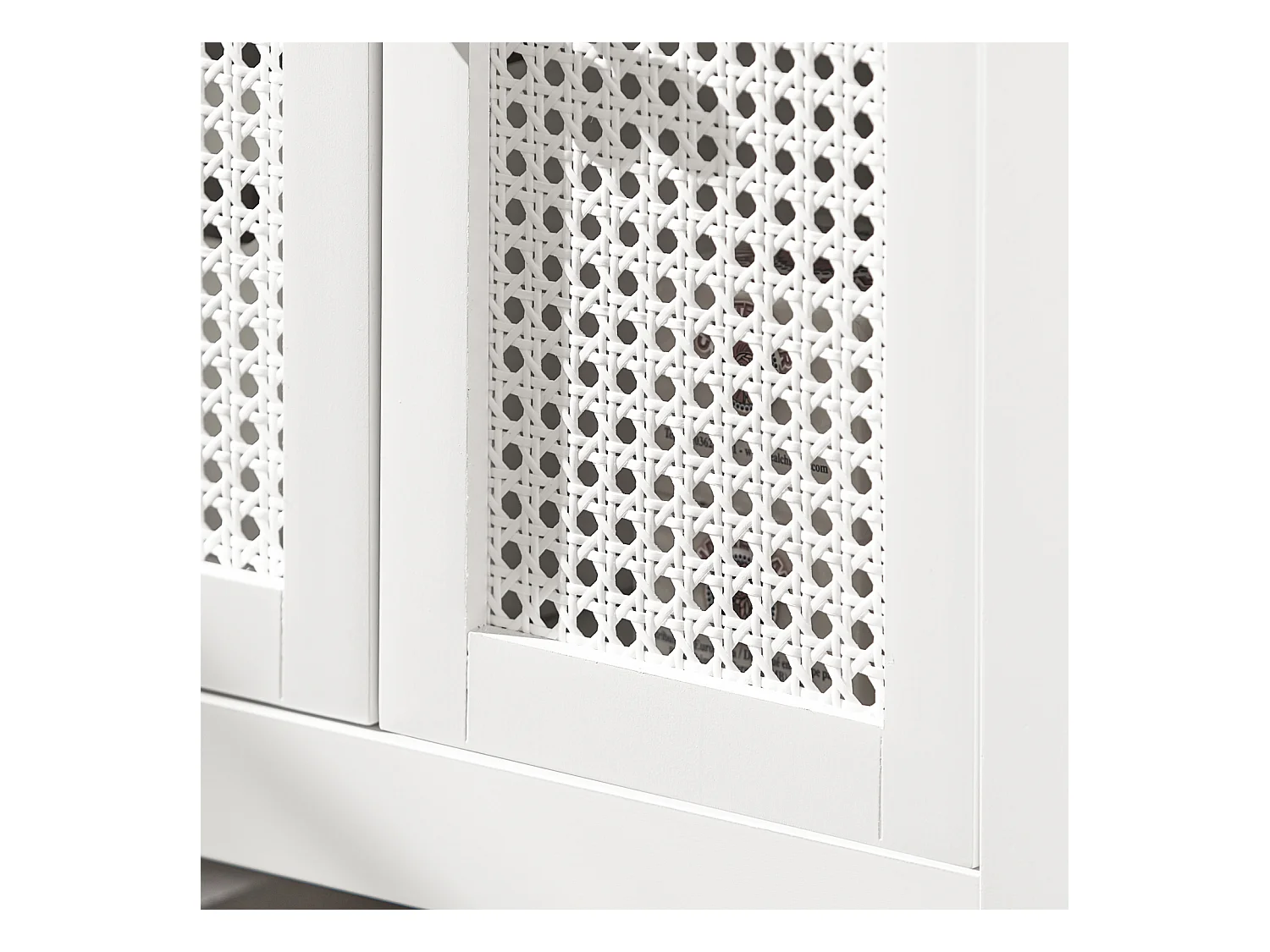 Meuble Sous-lavabo Meuble Sous-vasque À 2 Étages Et 2 Portes Meuble De Salle De Bain, BZr35-w