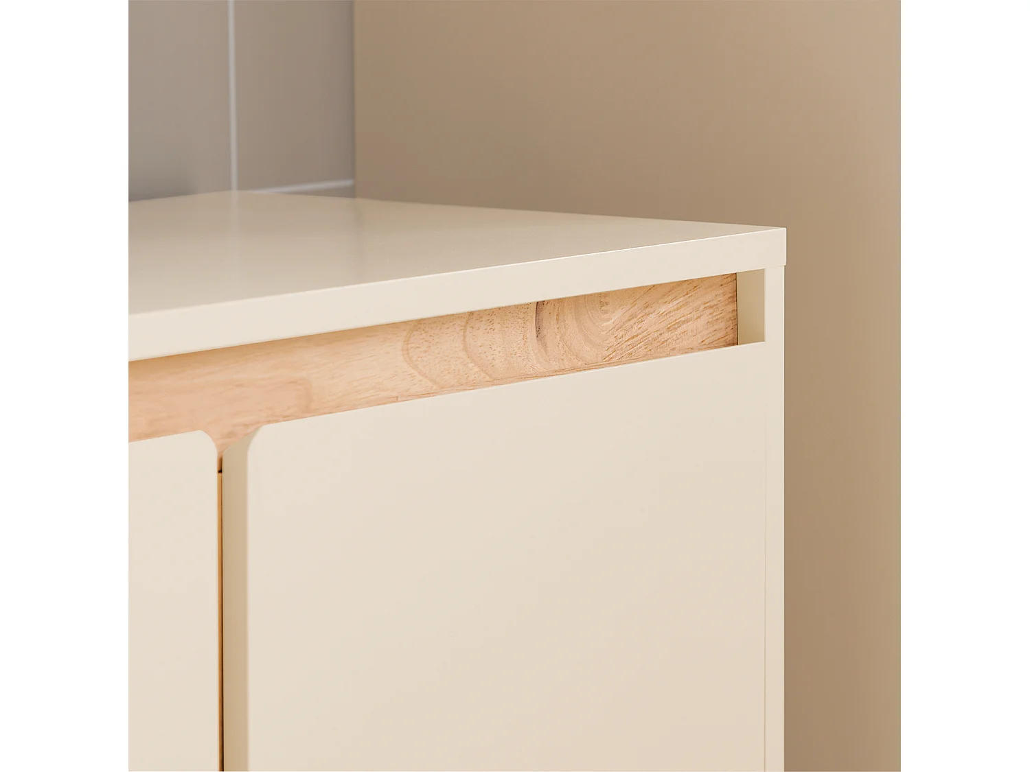 Waschbeckenunterschrank BZR78-MI 60 x 60 x 30 cm Beige