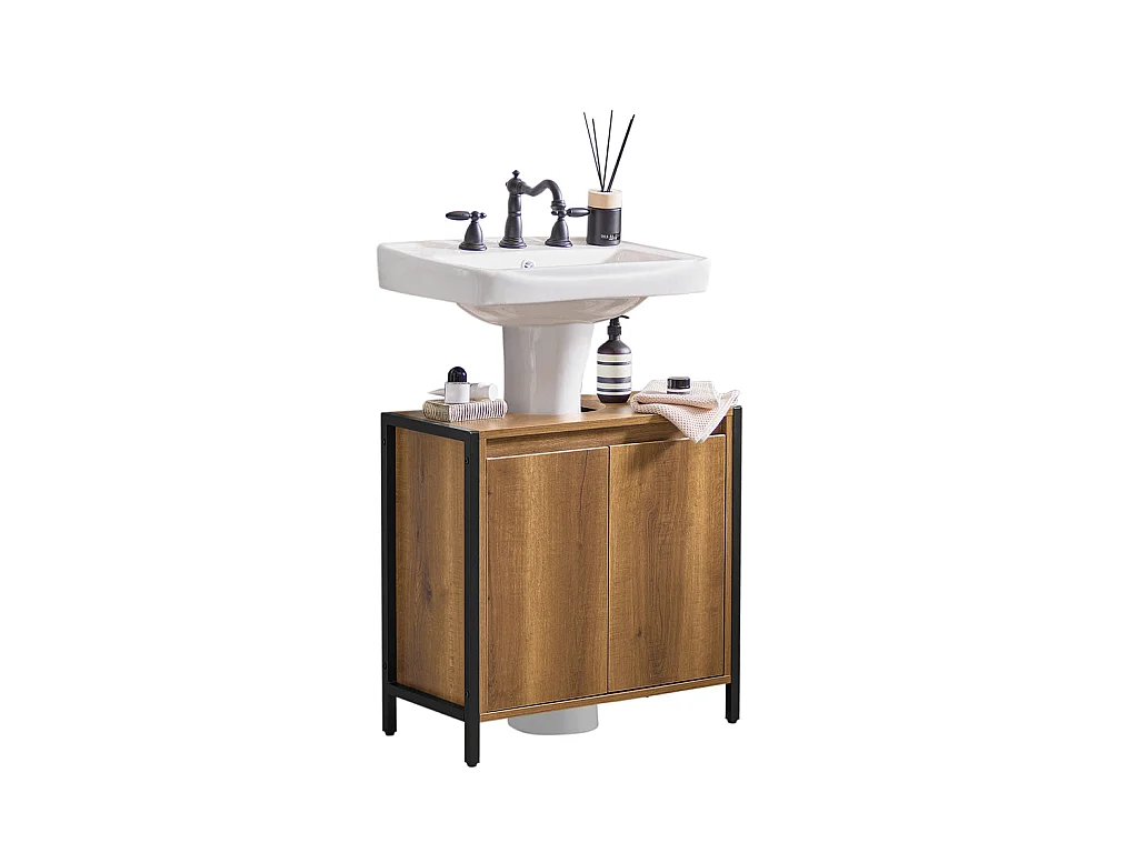 Meuble De Salle De Bain Sous Lavabo Housse Colonne Lavabo Meuble Sous Lavabo, BZr63-ii-pf