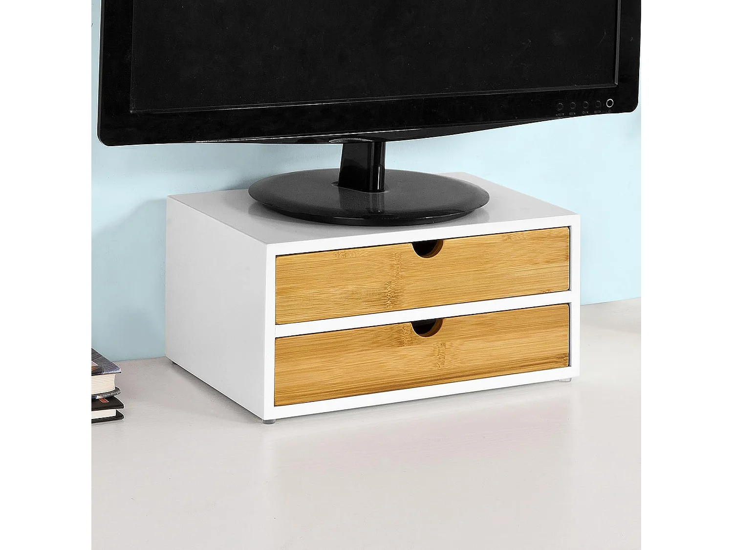 Boîte De Rangement À 2 Tiroirs Porte-capsules Nespresso Distributeur Boîte À Capsules, Frg180-wn