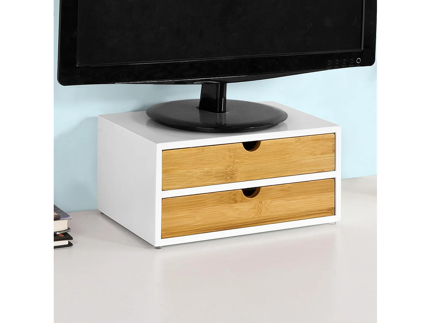 Boîte De Rangement À 2 Tiroirs Porte-capsules Nespresso Distributeur Boîte À Capsules, Frg180-wn