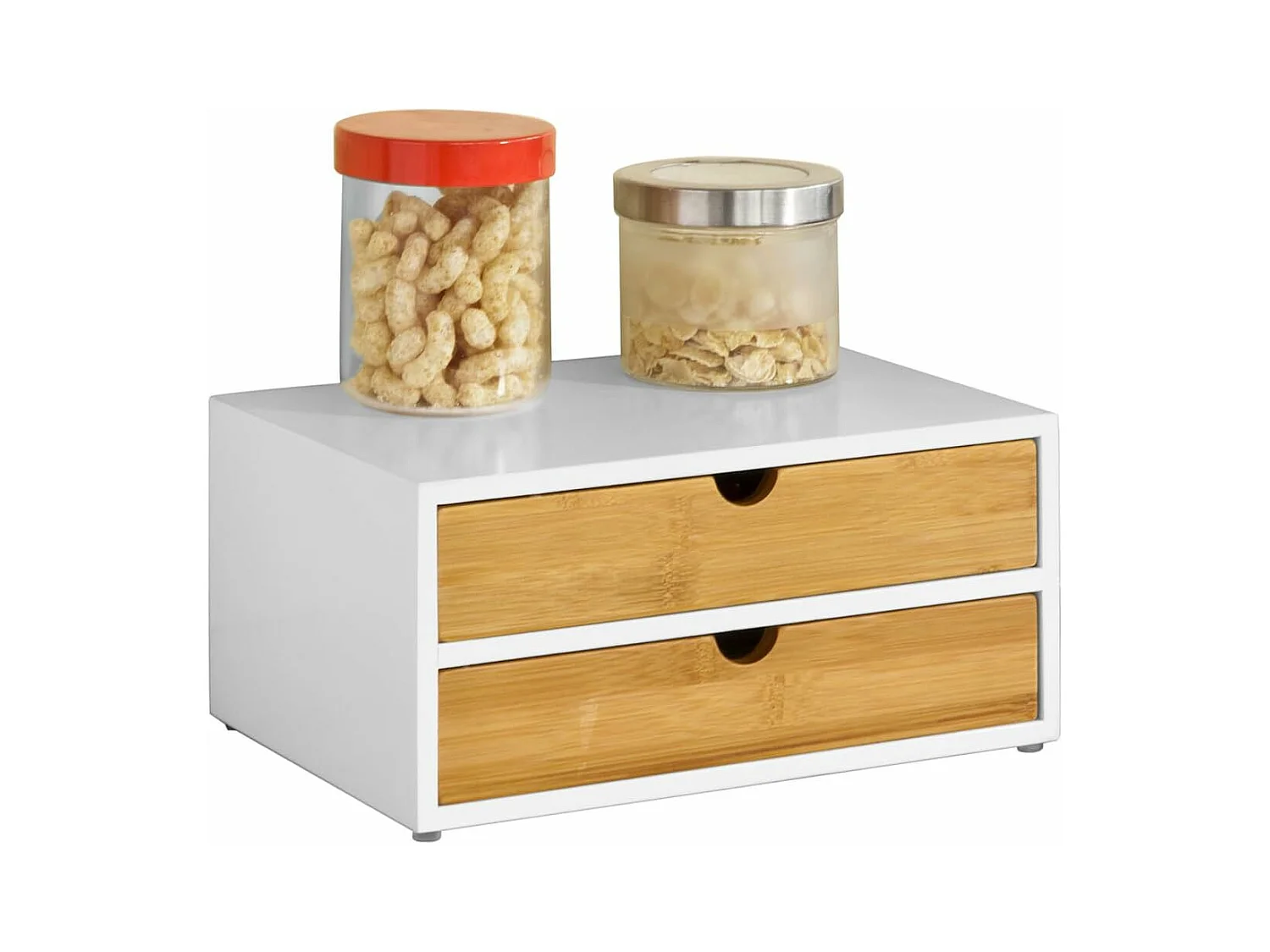 SoBuy FRG180-WN Capsulehouder voor koffie Koffiecapsule houder Bamboe Nespresso