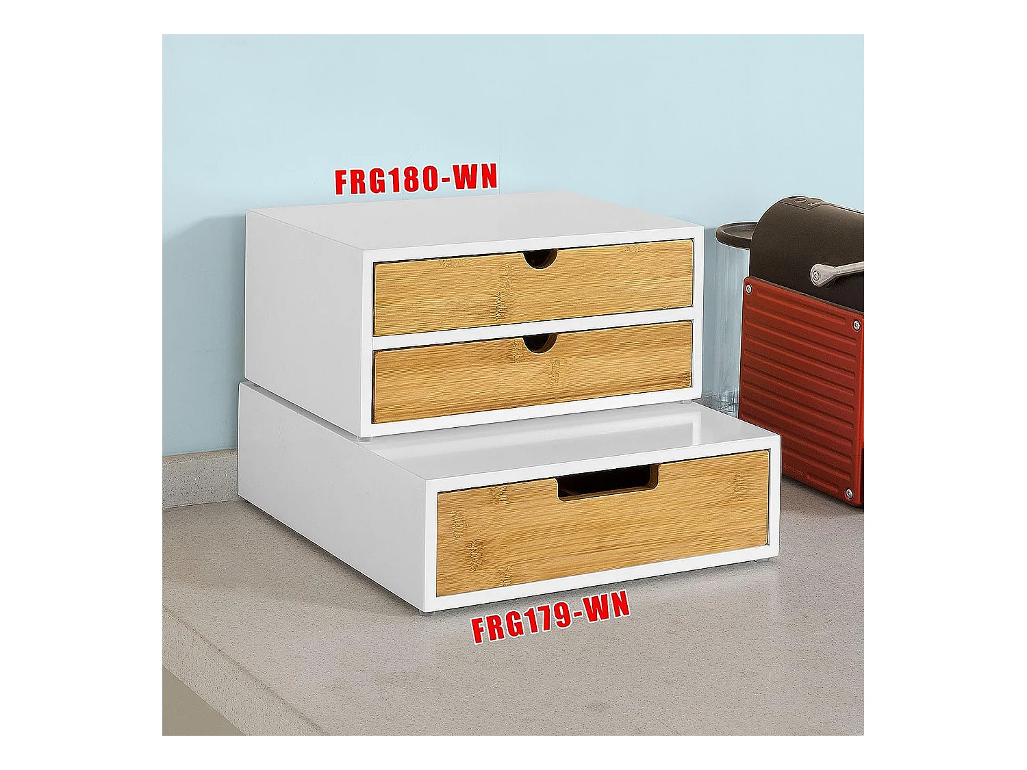 Boîte De Rangement À 2 Tiroirs Porte-capsules Nespresso Distributeur Boîte À Capsules, Frg180-wn