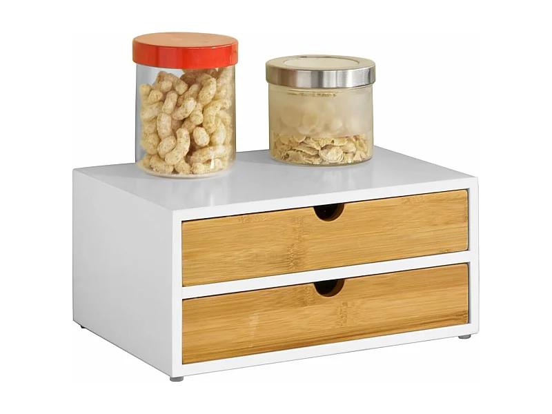 Boîte De Rangement À 2 Tiroirs Porte-capsules Nespresso Distributeur Boîte À Capsules, Frg180-wn