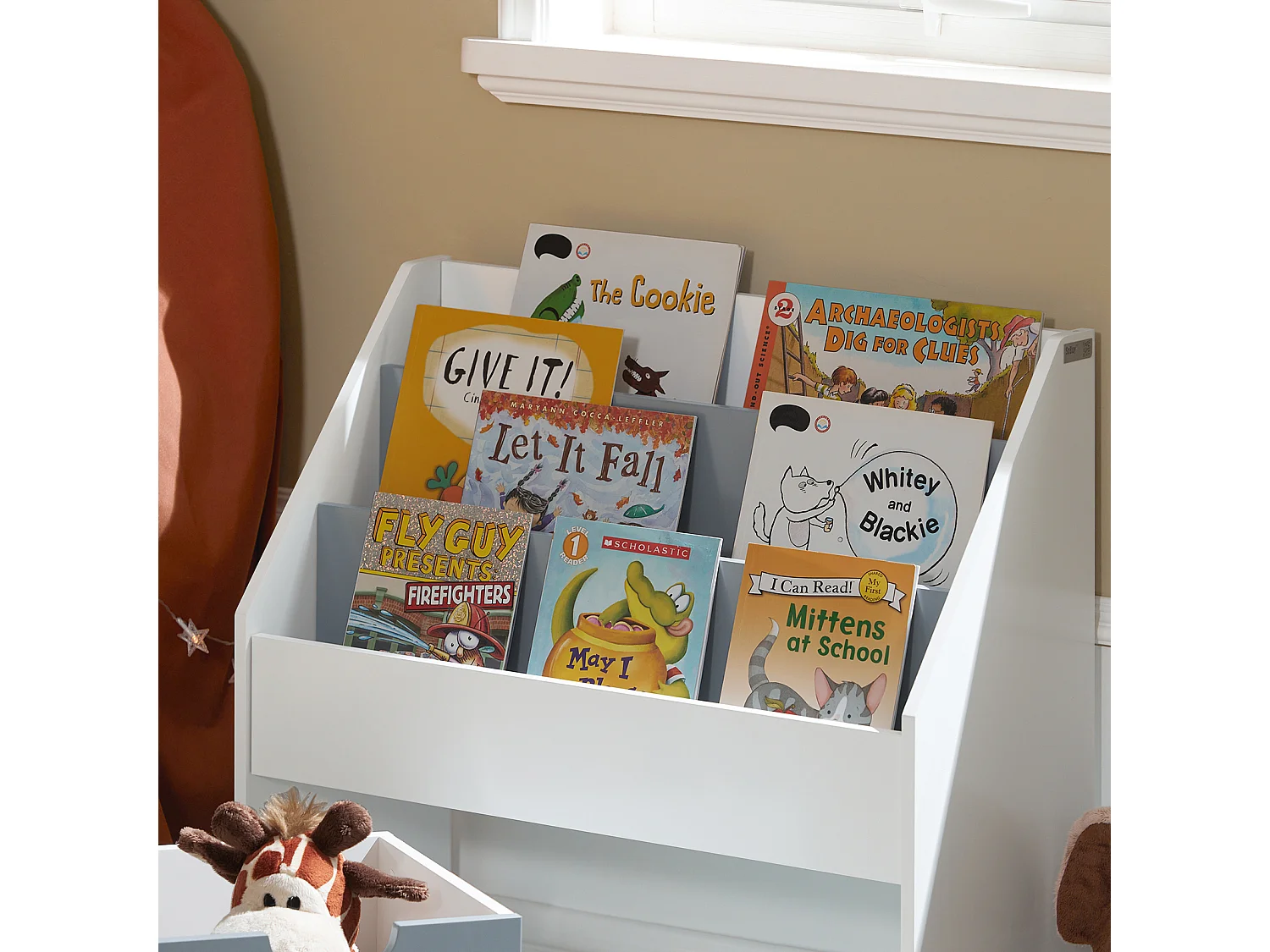 SoBuy armário de criança, armário de livros infantis, armário infantil KMB17-HG