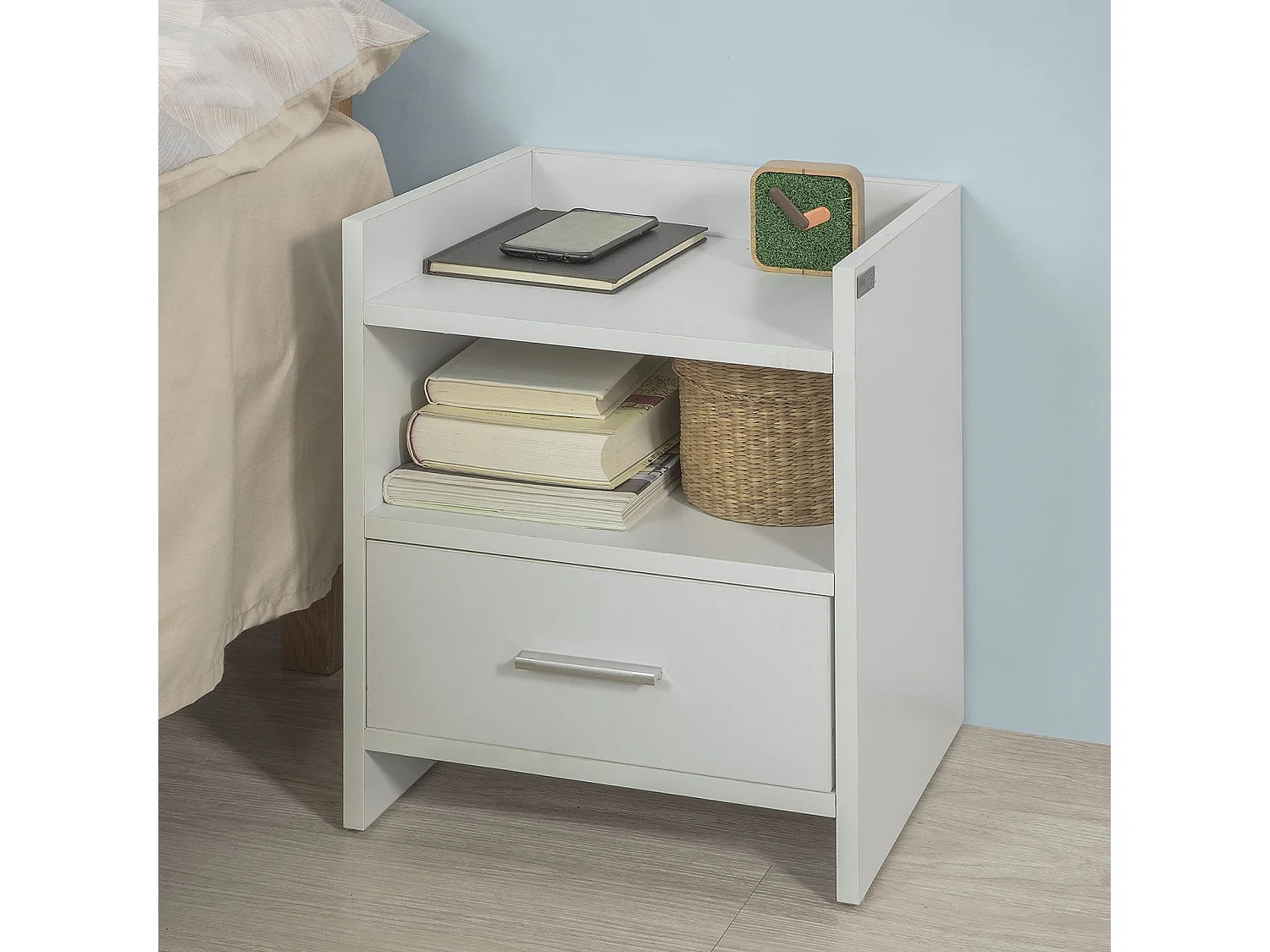 Stolik nocny z szufladą FBT66-W