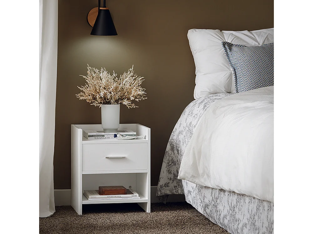 Stolik nocny z szufladą FBT66-W