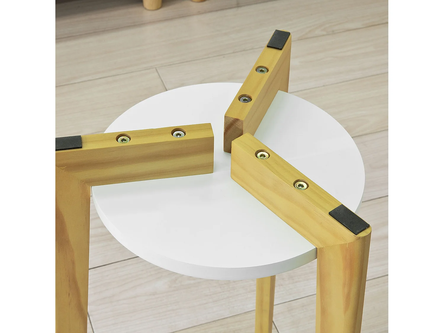 Beistelltisch FBT52-WN 45 x 60 x 25 cm Weiß