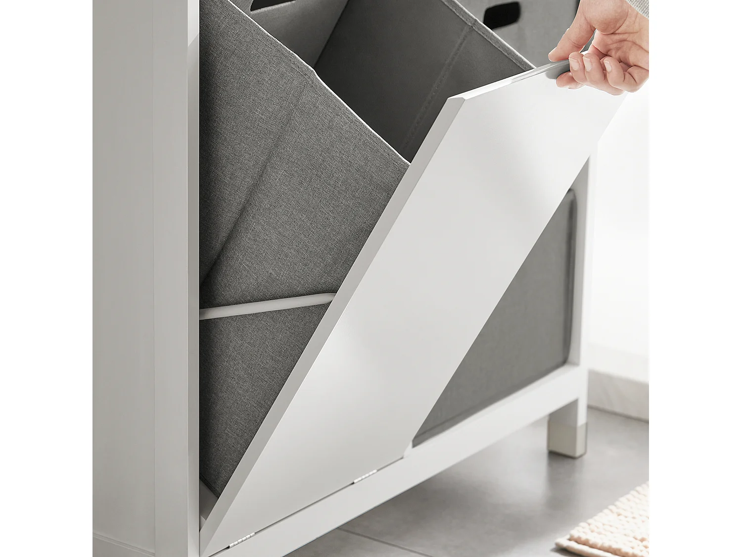 SoBuy armário alto de banheiro, armário alto para banheiro, armário de banheiro BZR77-W