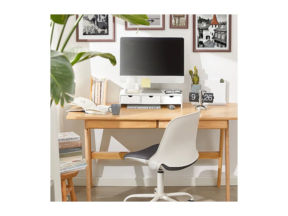 Monitorständer BBF03-W 51 x 12 x 25 cm Weiß