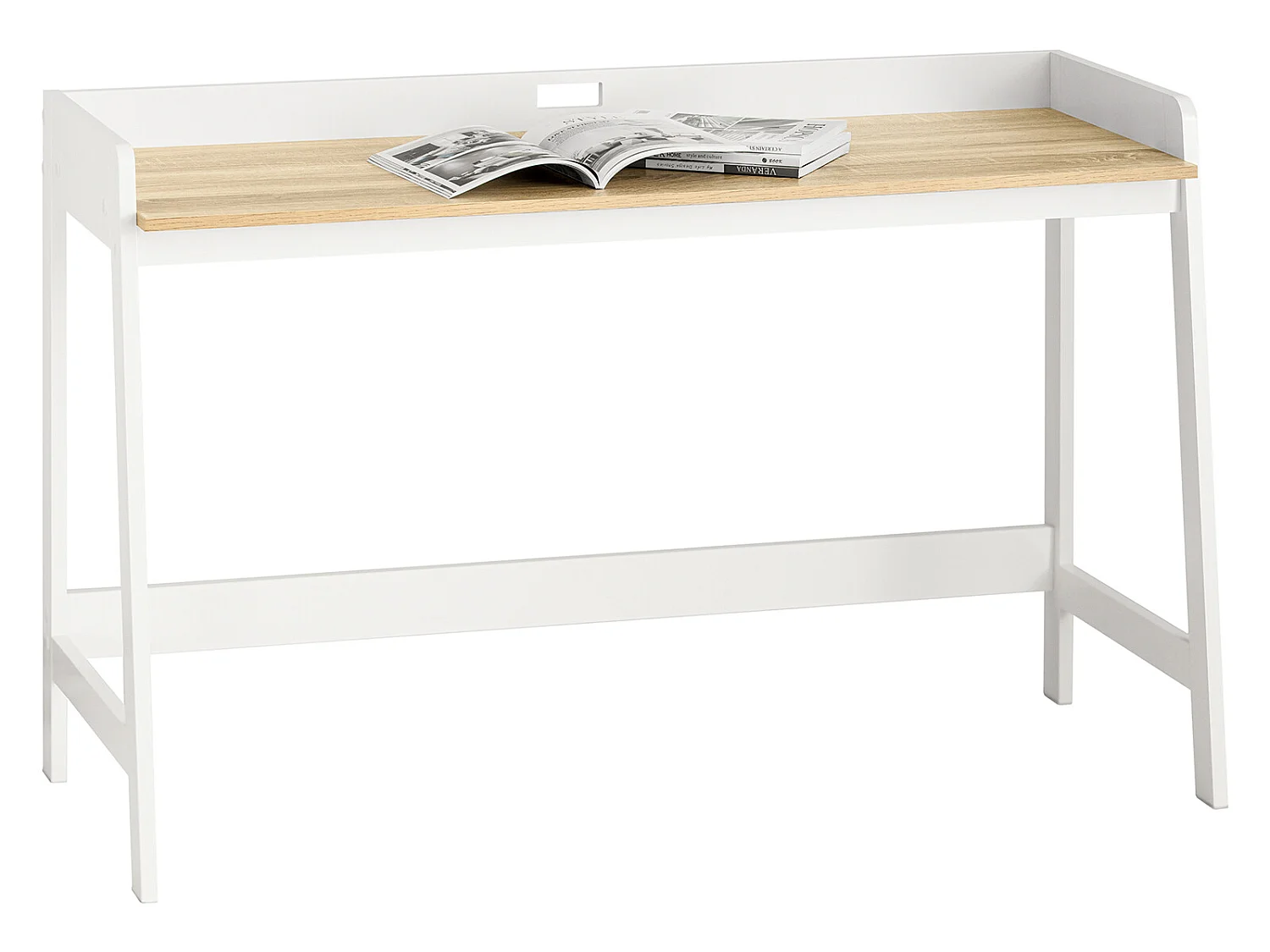 SoBuy Scrivania,Porta PC, Tavolo per Computer, Tavolo da studio,FWT41-W