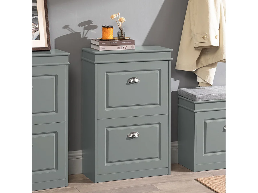 SoBuy armário de sapatos, Armário de sapatos estreito, armário para sapatos FSR78-HG