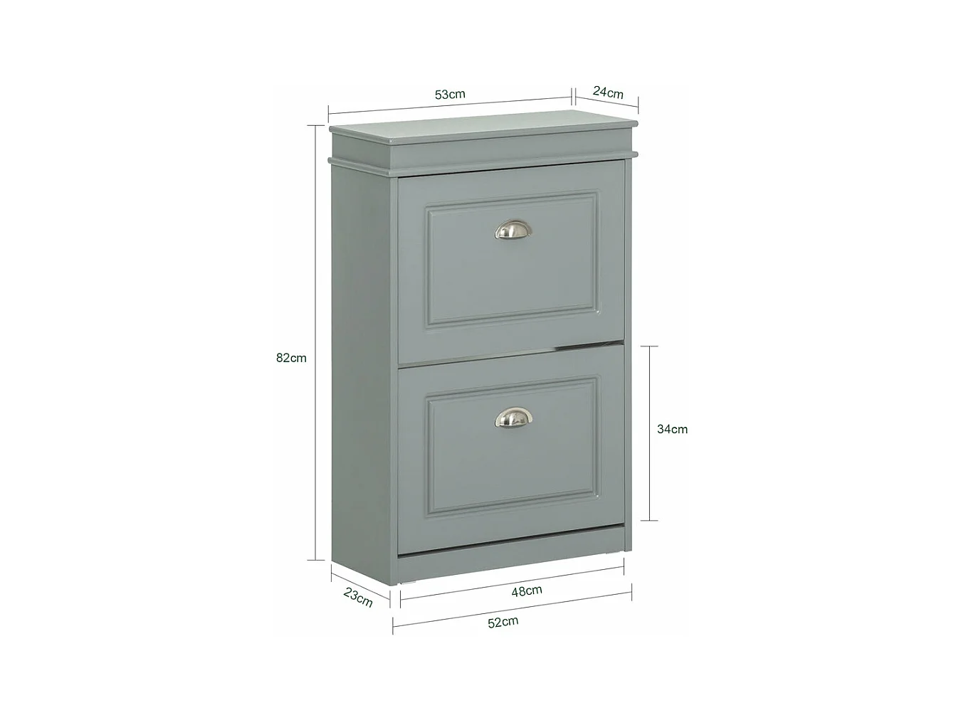 Szafka na buty z 2 drzwiami FSR78-HG