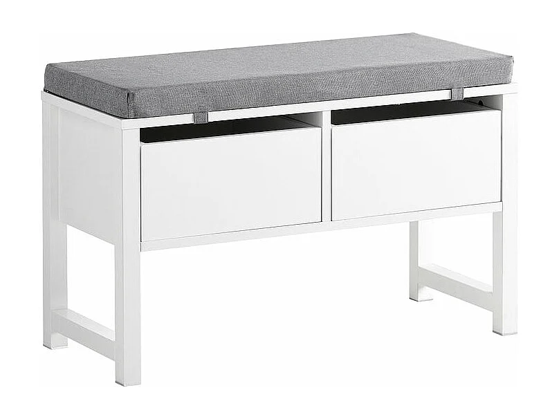 Ławka na buty z siedziskiem i 2 szuflady FSR88-W