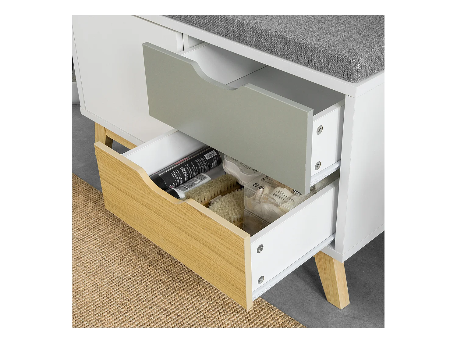 Szafka na buty z siedziskiem FSR92-W