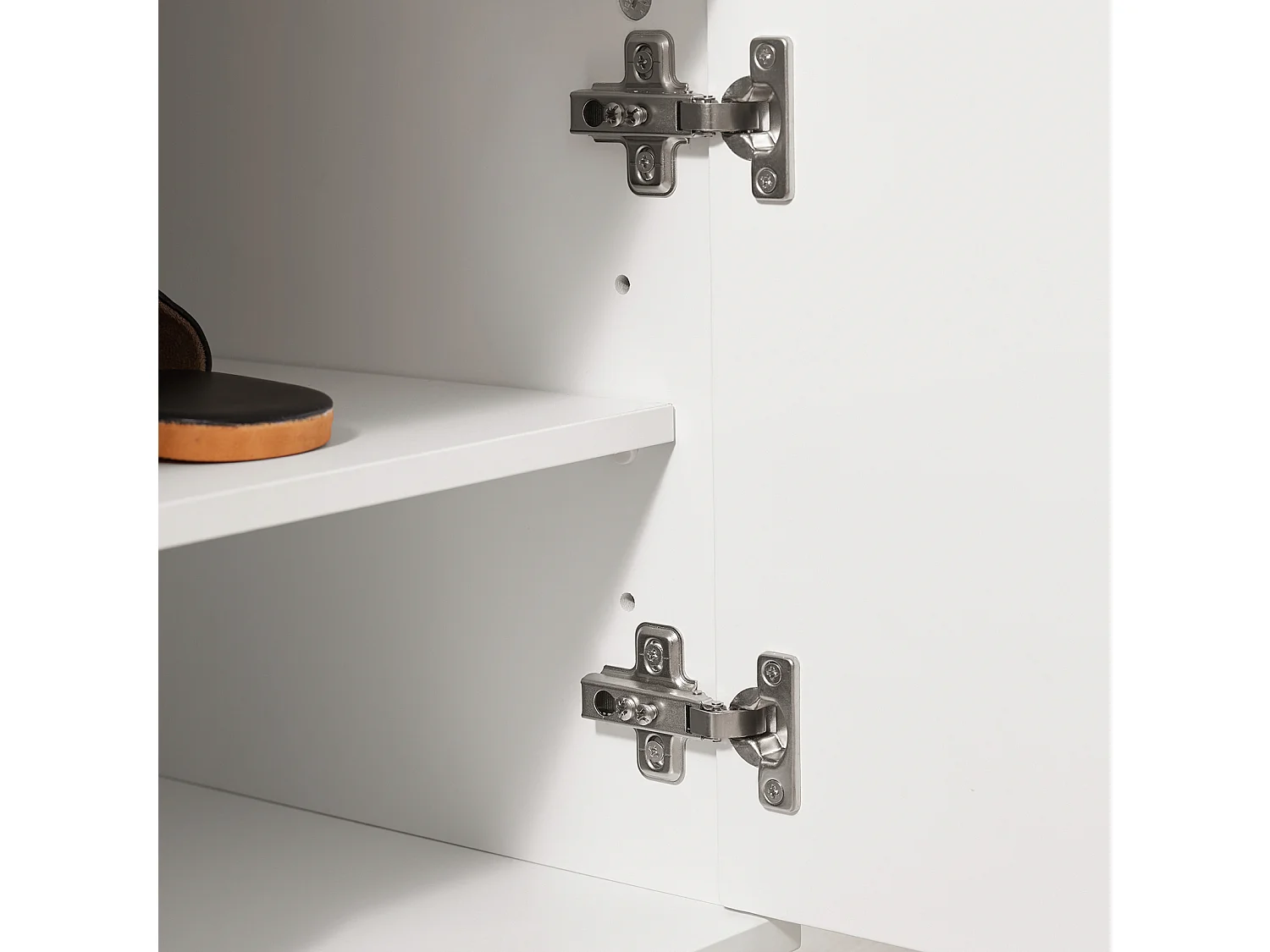 Banc À Chaussures Banc De Rangement Meuble À Chaussures D'entrée Avec Siège Rembourré, FSR117-W