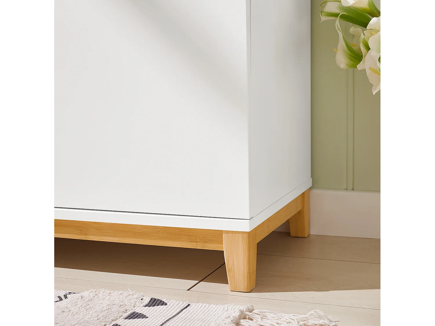 Banc À Chaussures Banc De Rangement Meuble À Chaussures D'entrée Avec Siège Rembourré, FSR117-W