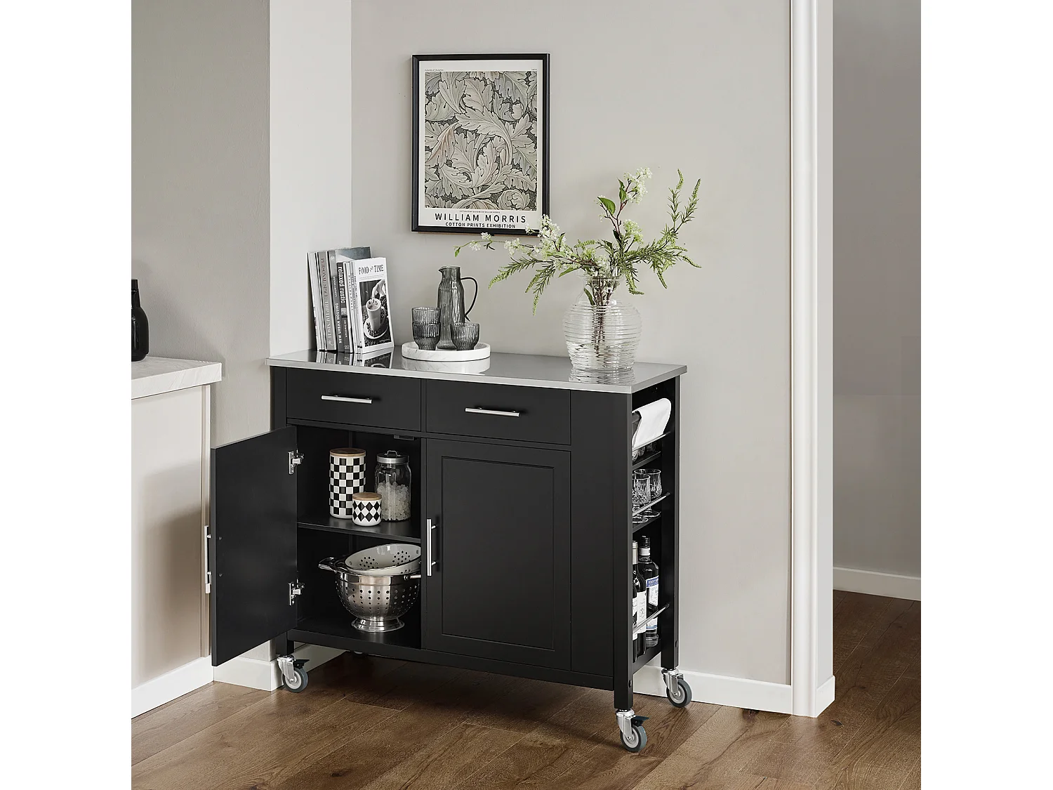 Wyspa kuchenna, Kredens na kółkach FKW108-SCH