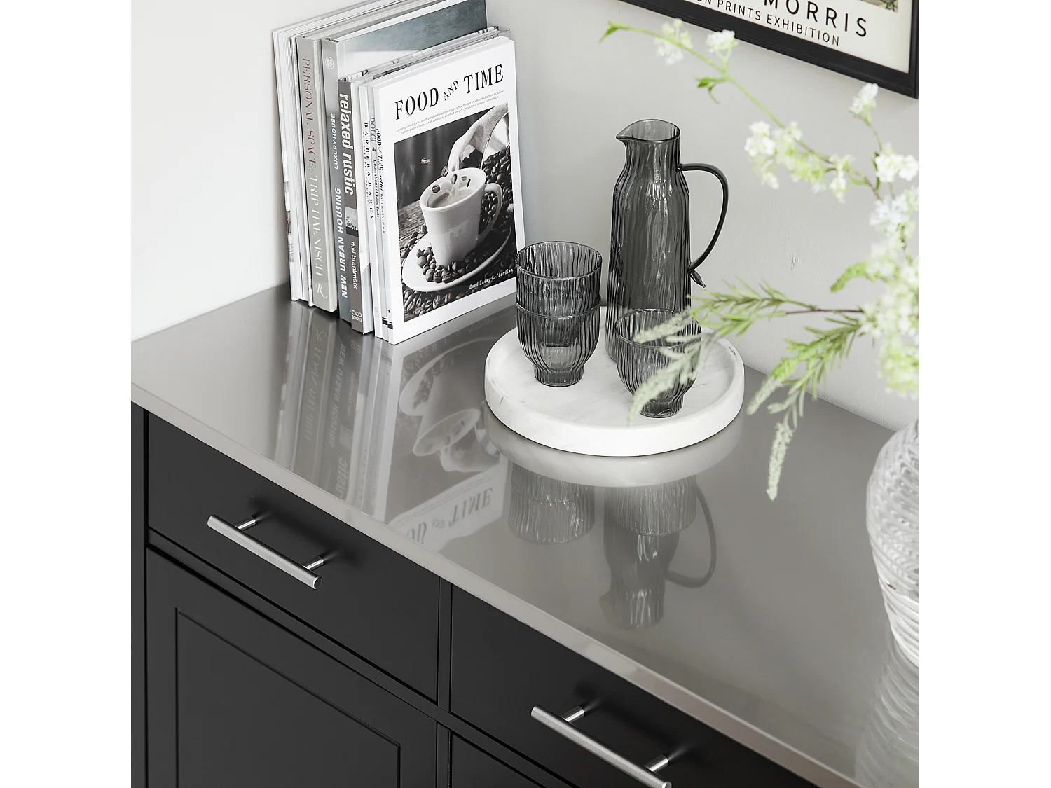 Wyspa kuchenna, Kredens na kółkach FKW108-SCH