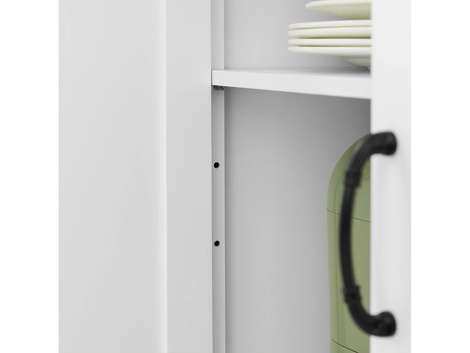 SoBuy armário de cozinha, carrinho de cozinha, carrinho de cozinha com rodas FKW103-WN