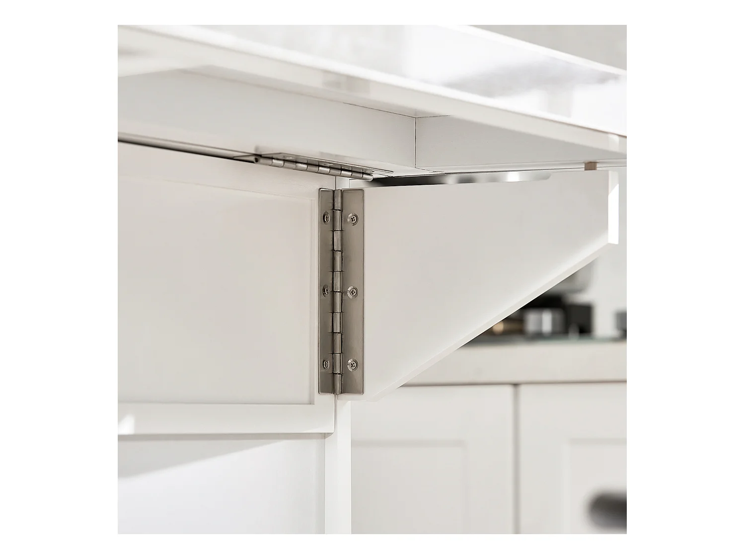 Wyspa kuchenna na kółkach i stalowym blatem FKW41-ST