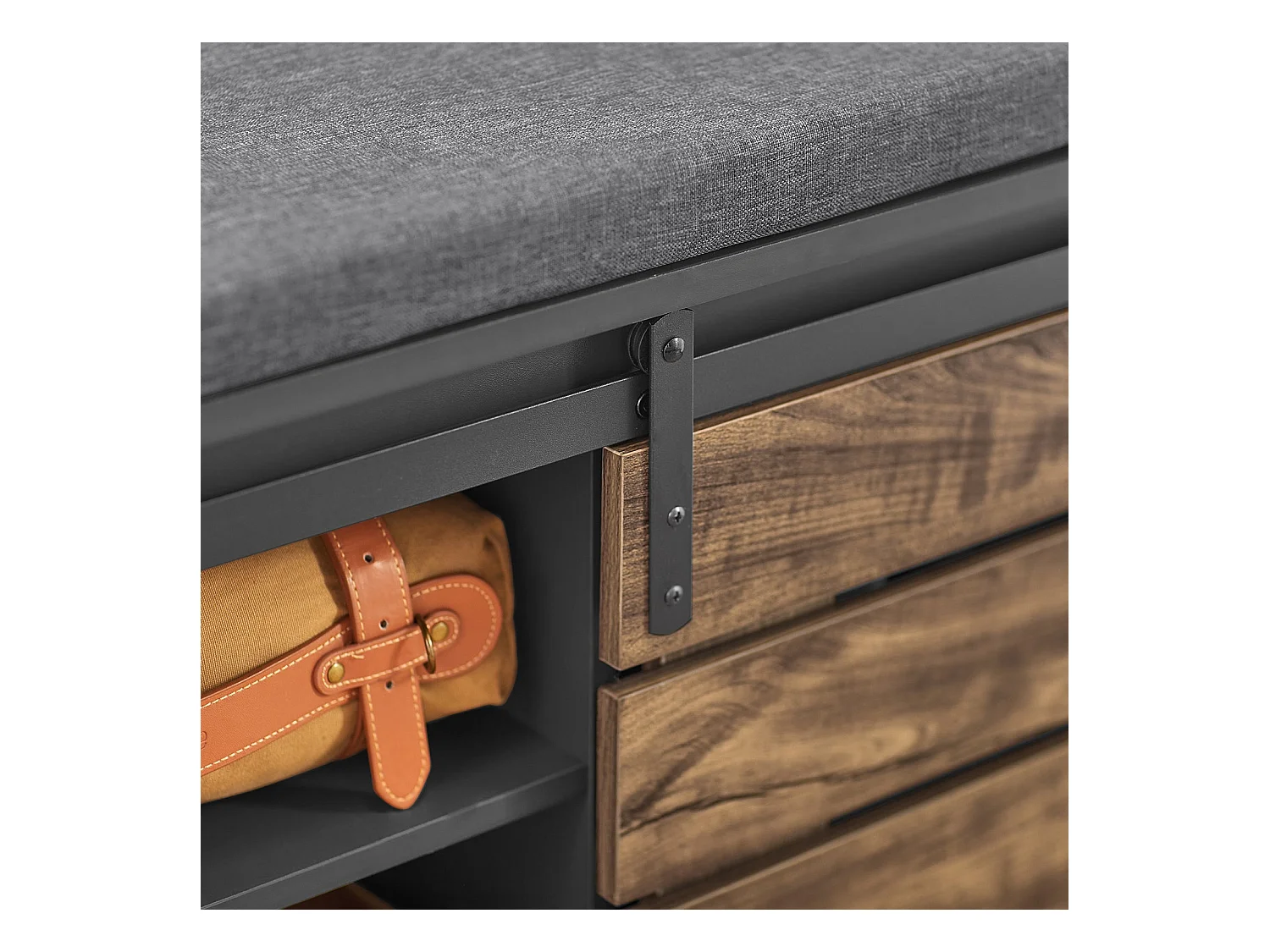 Ławka na buty z drzwiami przesuwnymi FSR120-HG