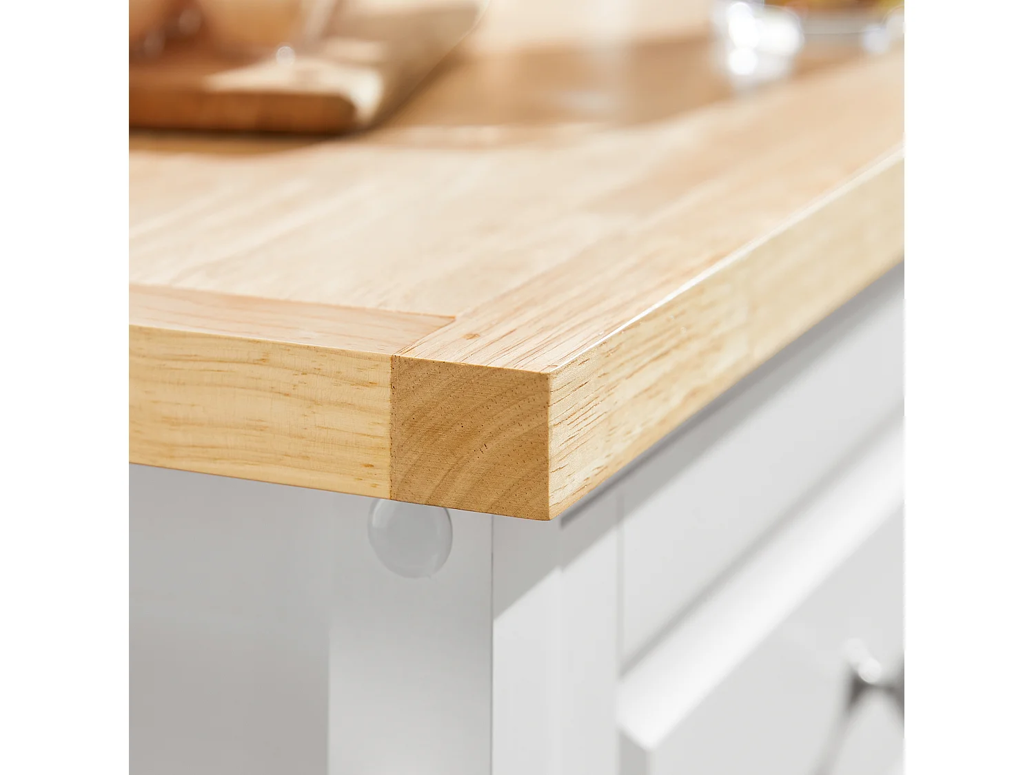 Kücheninsel FKW106-WN 120 x 92 x 45 cm Weiß