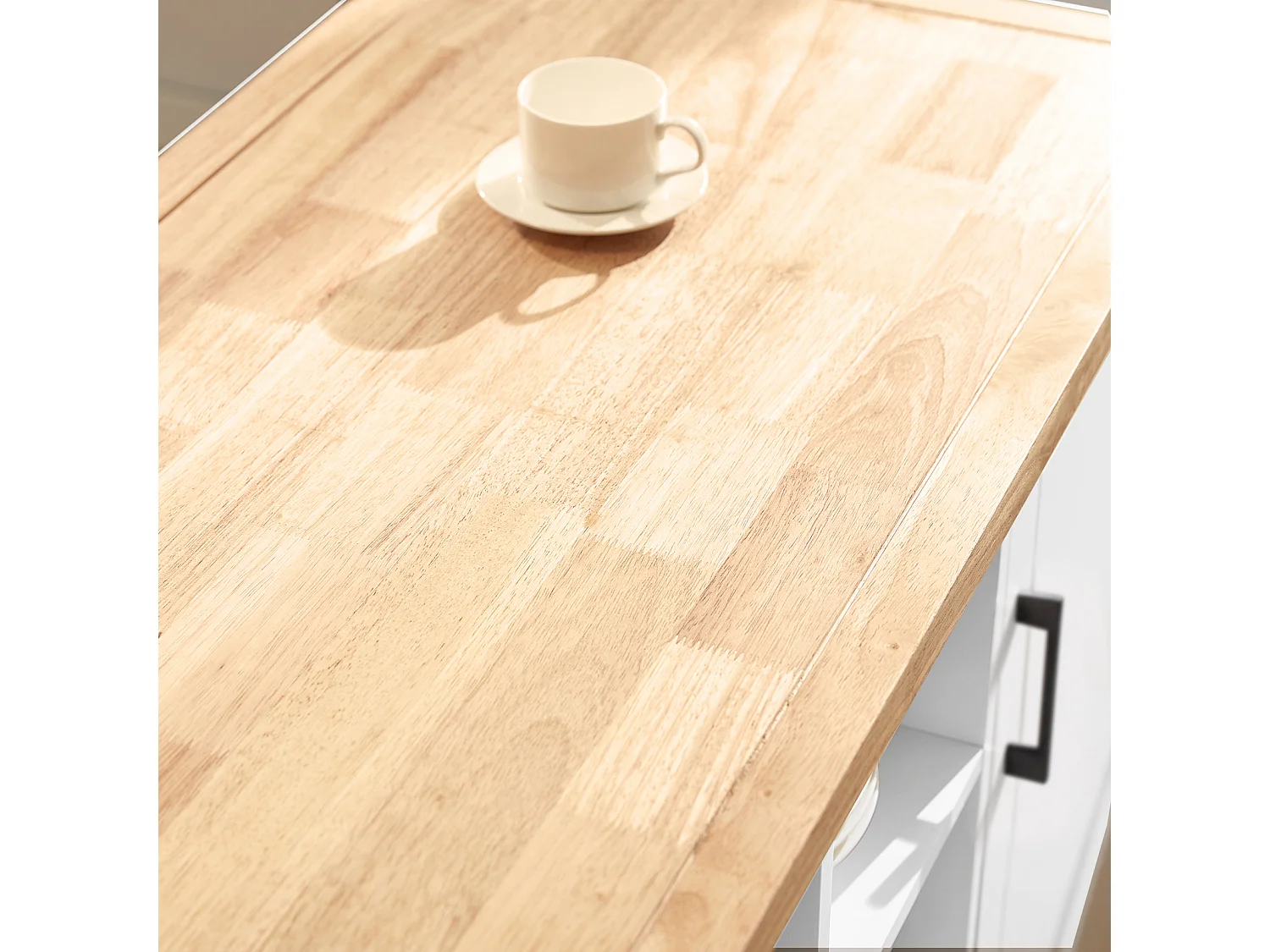 Desserte Roulante Chariot De Cuisine Meuble De Rangement À Roulettes, Fkw105-wn