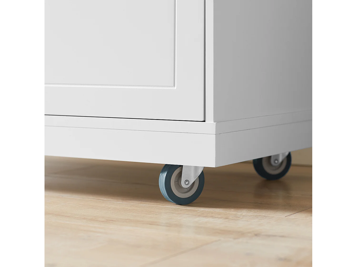 Desserte Roulante Chariot De Cuisine Meuble De Rangement À Roulettes, Fkw105-wn