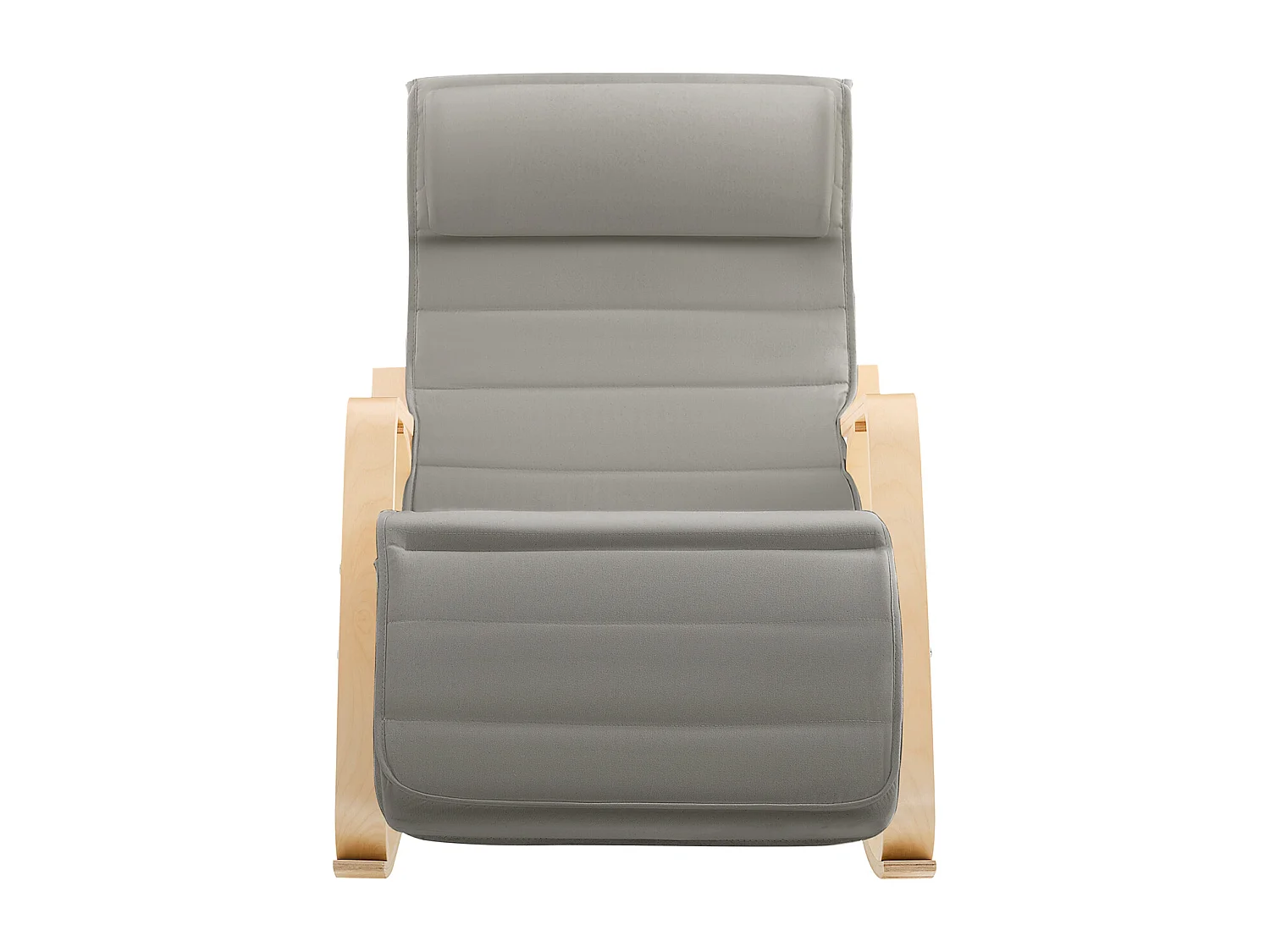 Fauteuil À Bascule Avec Repose-pied Réglable Rocking Chair Fauteuil Relax Gris, Fst16-dg