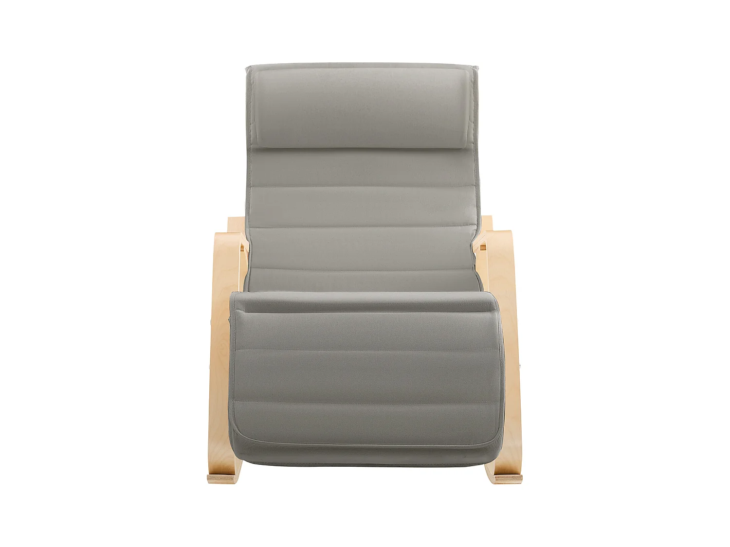 Fauteuil À Bascule Avec Repose-pied Réglable Rocking Chair Fauteuil Relax Gris, Fst16-dg