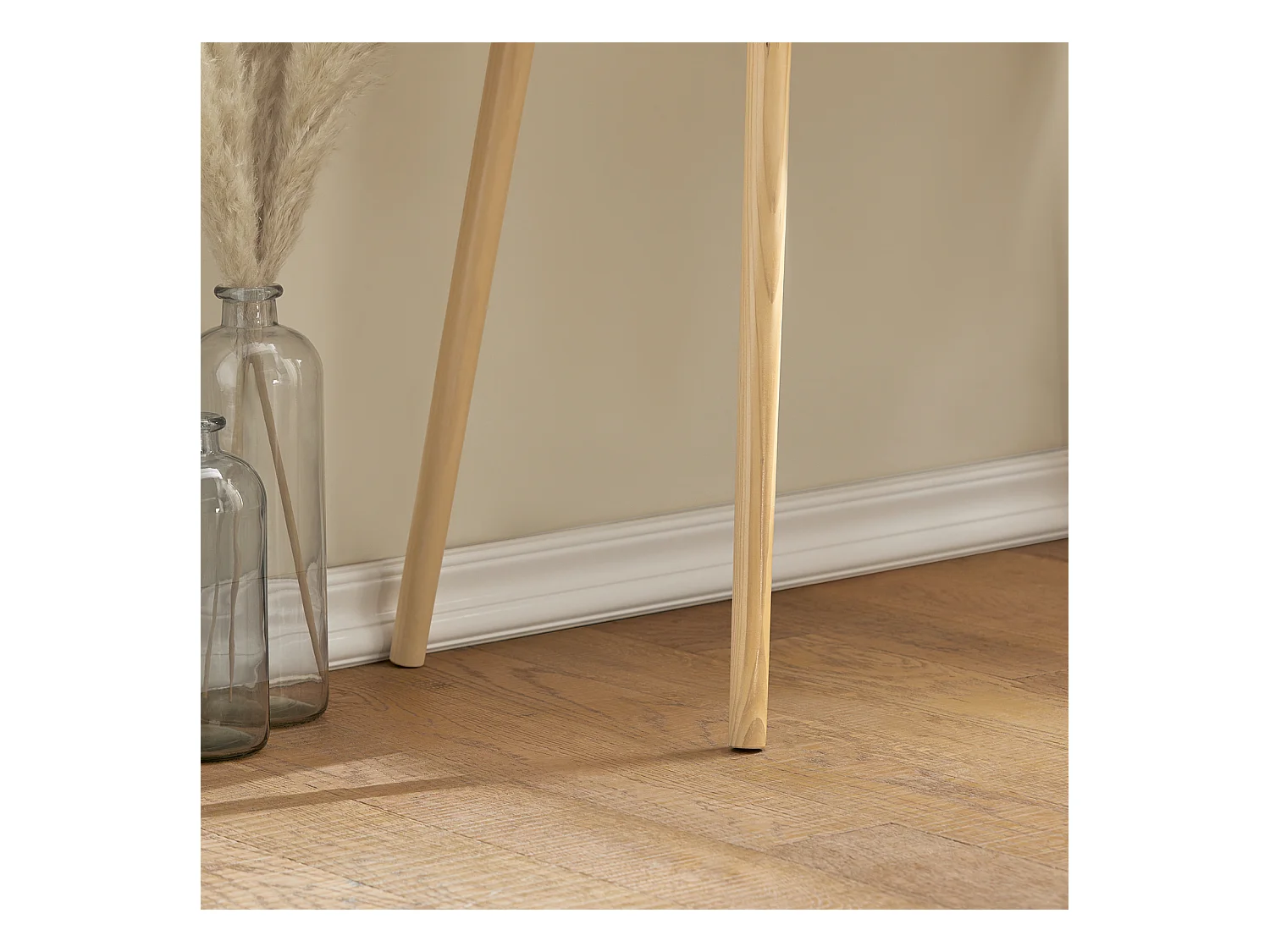 Schreibtisch FWT40-WN 90 x 77 x 45 cm Weiß