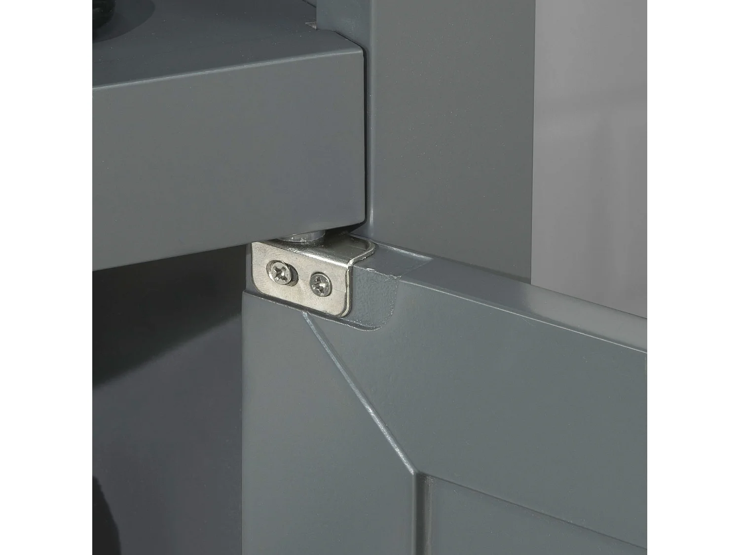 SoBuy FRG204-DG Badkamer Dressoir Badkamermeubel Kolomkast Badkamerkast - donkergrijs