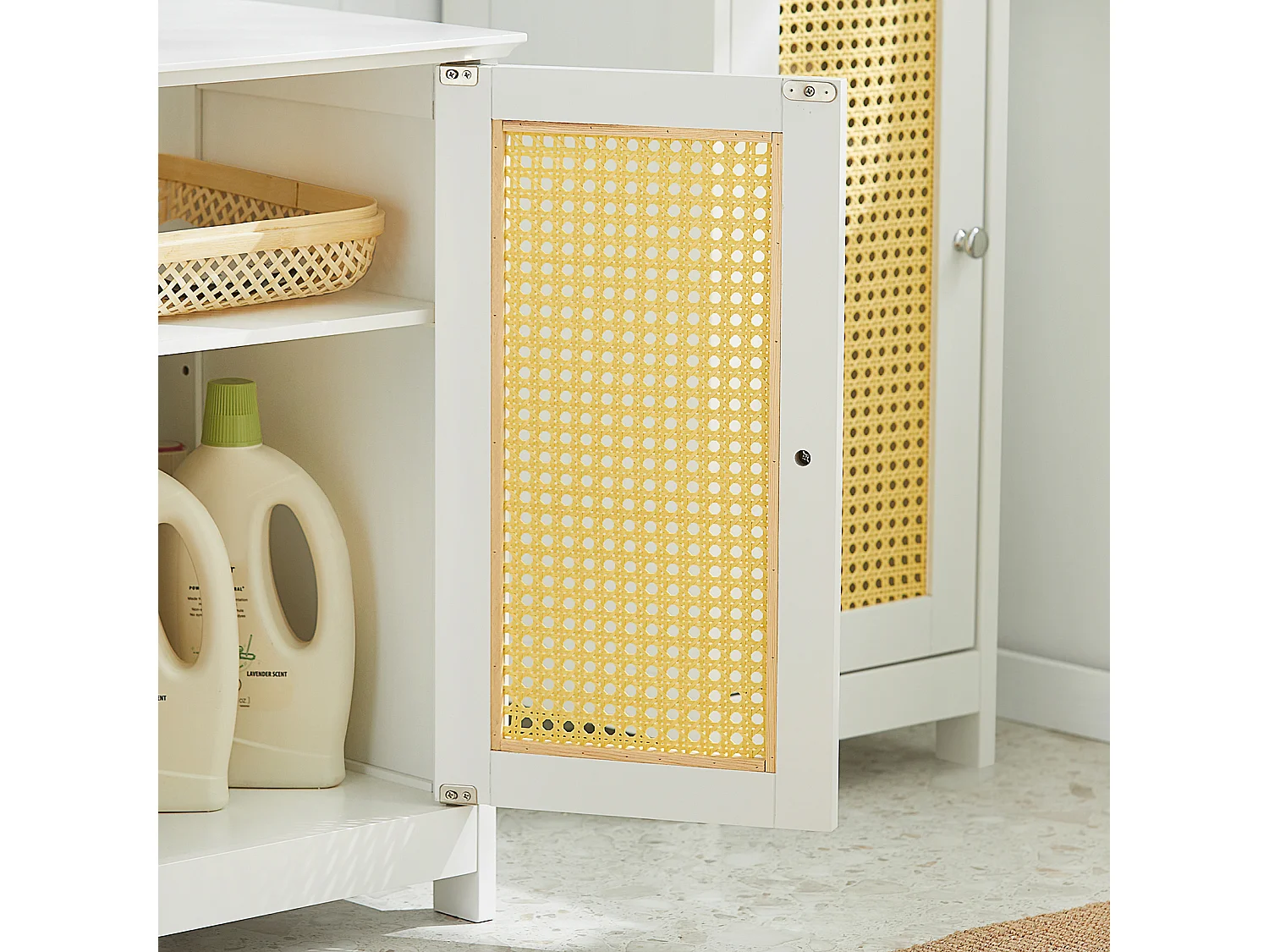 Meuble Sous-lavabo Meuble Sous-vasque Meuble De Rangement De Salle De Bain, BZr72-w