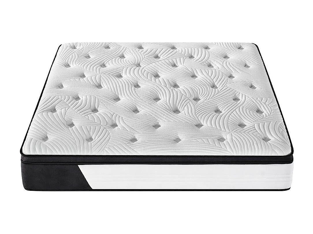 Matelas CASSIE 140x190 cm ressorts et mémoire de forme