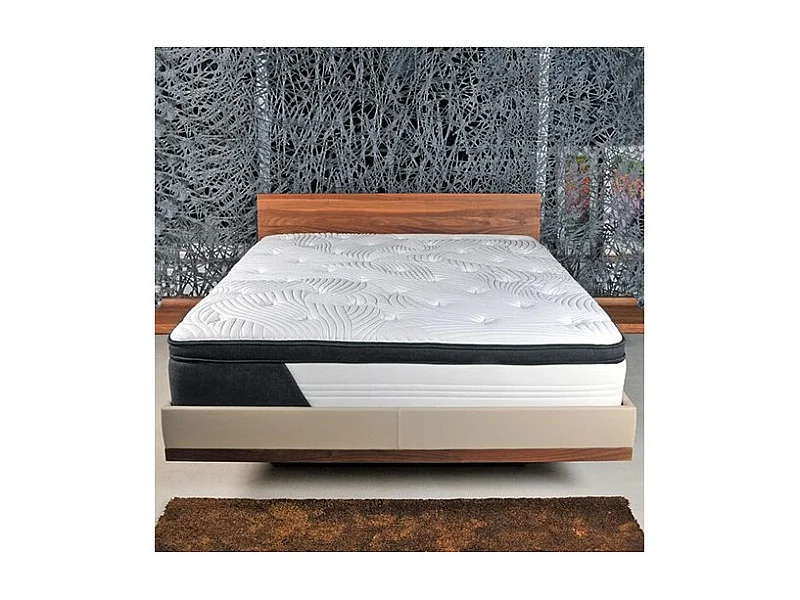Matelas CASSIE 140x190 cm ressorts et mémoire de forme