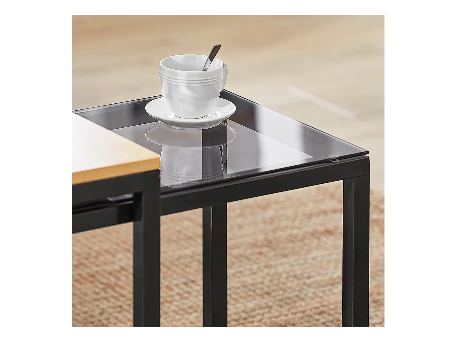 Tables Basses Gigognes - Set De 2, Fbt35-sch