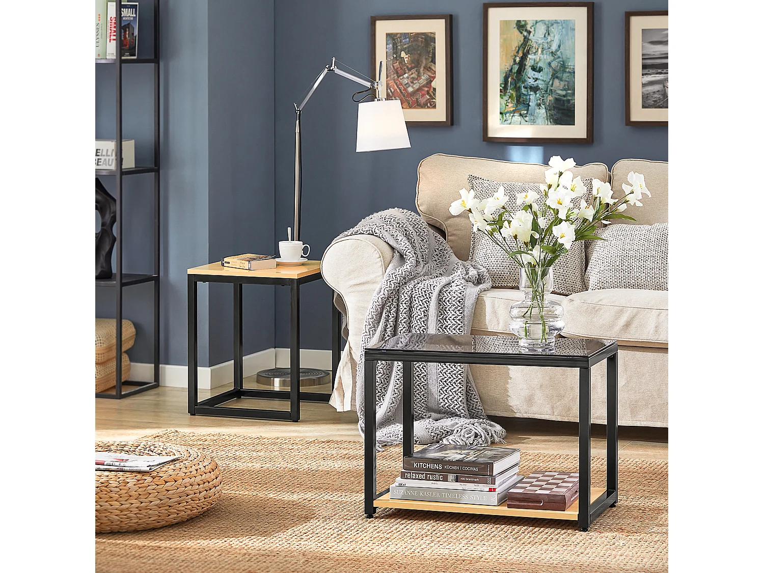 Tables Basses Gigognes - Set De 2, Fbt35-sch