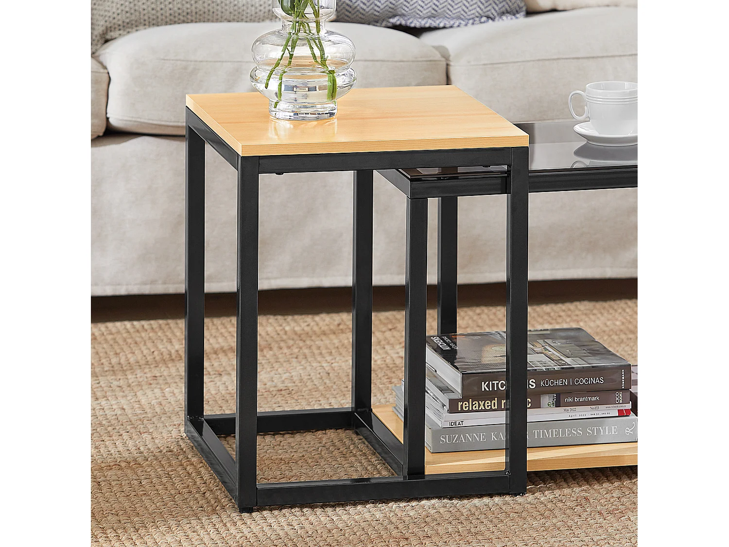 Tables Basses Gigognes - Set De 2, Fbt35-sch