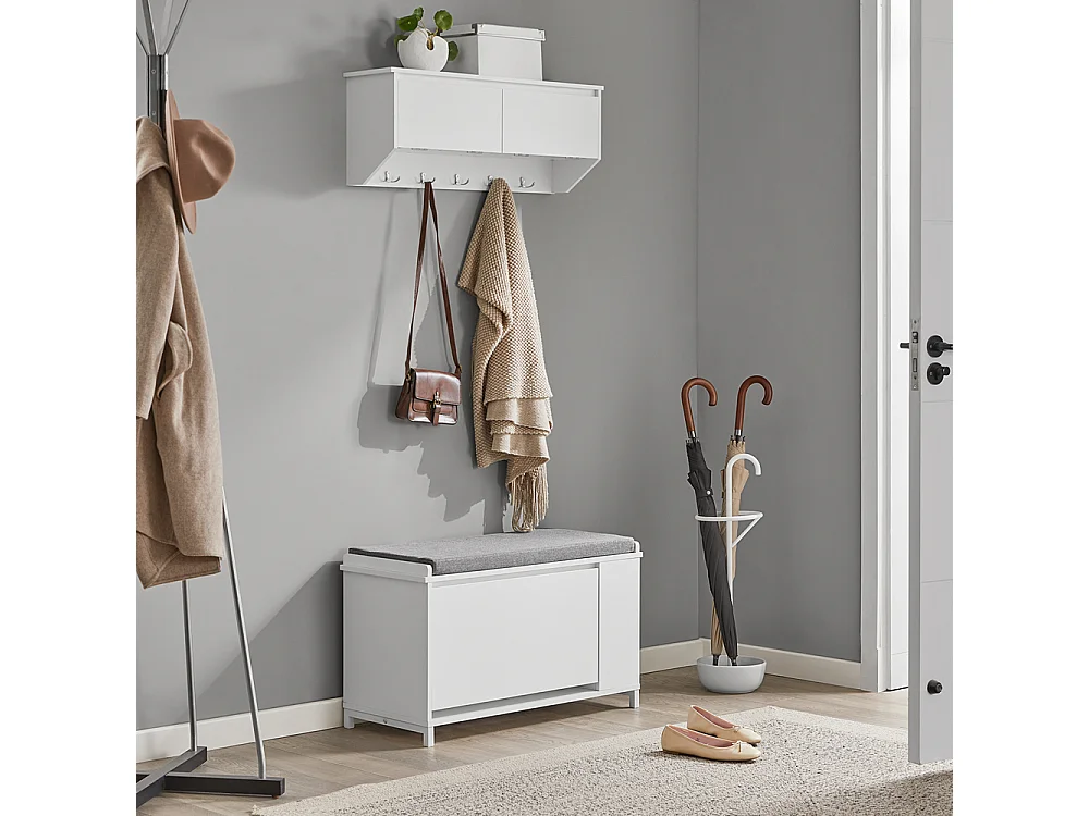 Wieszak na ubrania z półkami FHK24-W